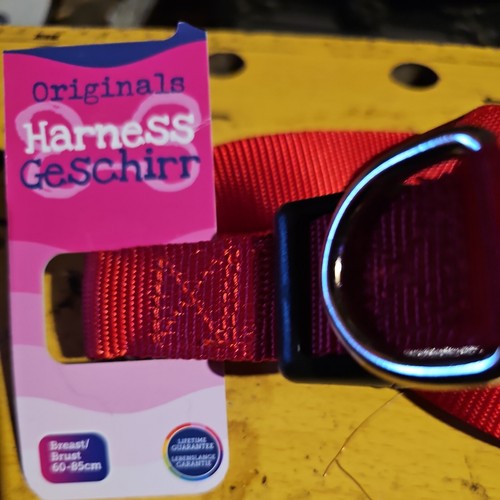 Doodlebone Originals Hundegeschirr Größe 5 bis 8 rot verstellbar - Bild 3 von 4