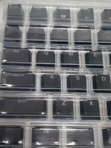 Glorious Aura V1 Black Pudding Keycaps PBT Translucent Mechanical Keycaps 104pc - Picture 6 of 11