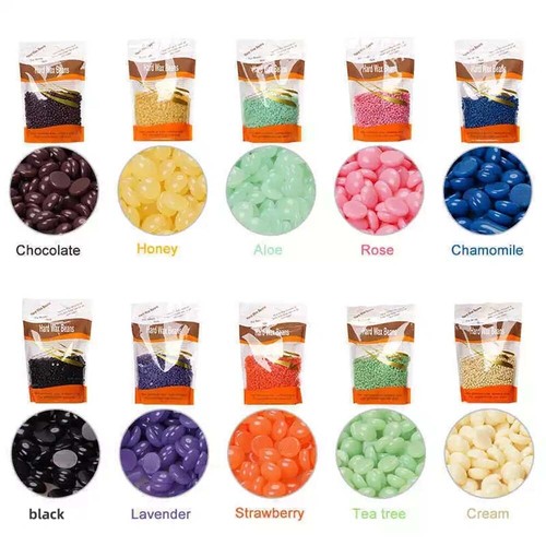 100G Hard Wax Beans Beads Hair Removal Full Body Depilatory Wax No Strip Waxing - Bild 3 von 33