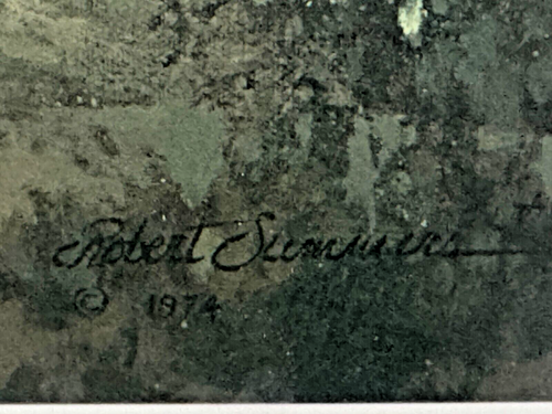 Imagen firmada por Robert Summers "Primera visita" edición limitada certificado de autenticidad 540/1500 vaquero occidental - Imagen 3 de 16