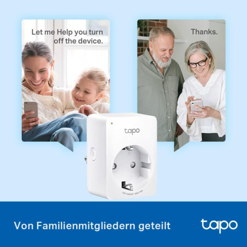 TP-Link Tapo Smart WLAN Steckdose P110 mit Energieverbrauchskontrolle,... - Bild 7 von 8