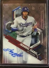 2018 Bowman High Tek Prospect Autographs #PHTII Ibandel Isabel Dodgers