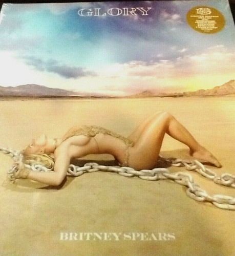 Britney Spears Glory Deluxe Limited Edition Double Opaque White Vinyl LP 33 New - Picture 4 of 5