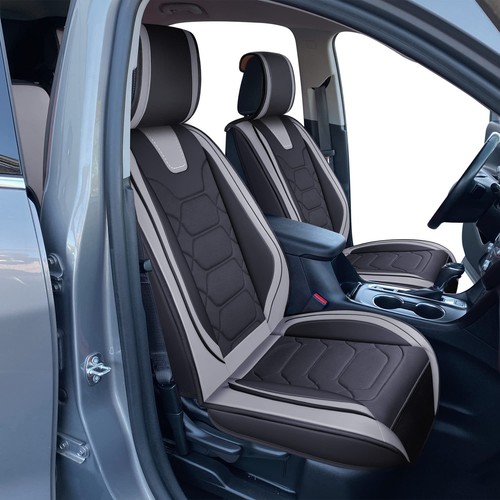 OASIS AUTO Custom Fit Seat Covers for Chevy Equinox 2010-2025, Waterproof Fau... - Picture 4 of 6