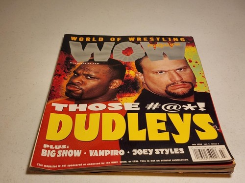 World Of Wrestling Magazine WOW July 2000 The Dudleys - Picture 1 of 4