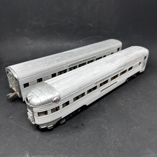 Original Lionel 2534 Silver Bluff - Dawn Pullman Coches Posguerra Lote de 2 - Imagen 1 de 11