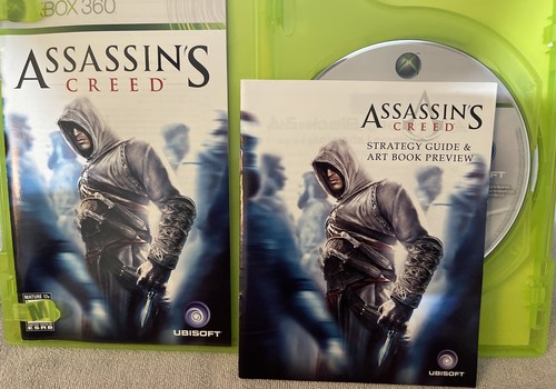 Assassin's Creed Microsoft Xbox 360 CIB Complete+Manuel-Bonus Disc-MiniArt Book - Picture 5 of 19