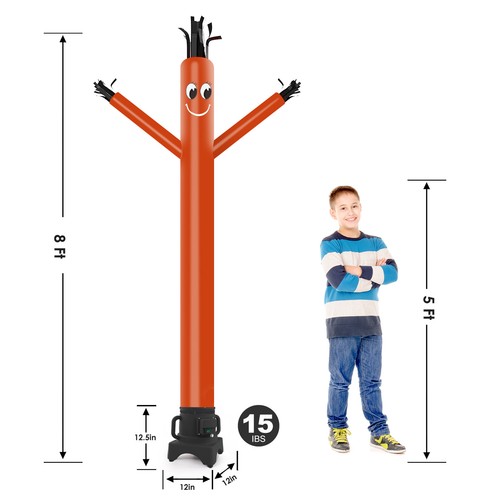 MOUNTO 8FT Inflatable Puppet Dancer with 1/3 HP Blower – Complete Set for Events - Picture 18 of 59