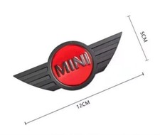 Silver Black Mini Cooper Rear Emblem Badge New OEM 51147026186 02-17 FAST SHIP