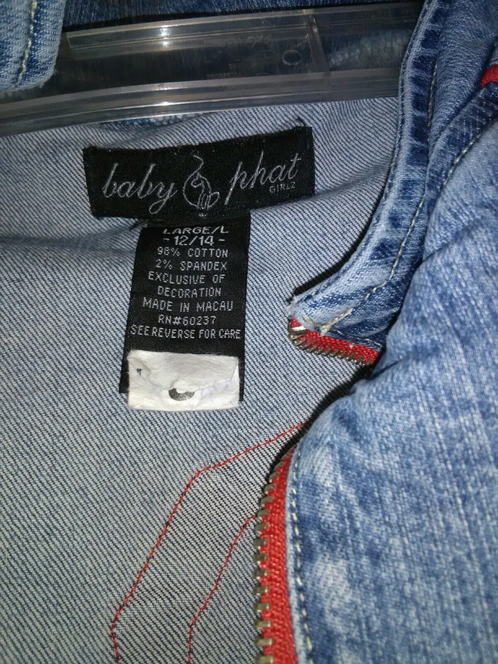 Chaqueta vaquera Baby Phat para niñas Foto 3 de 4