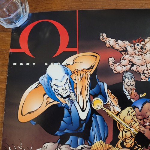 Póster Firmado Bart Sears Ominous Press 1994 Cómic Warhammer Warspear Brute Babe - Imagen 4 de 11