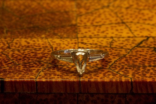 Two-Stone 14k Gold Diamond Ring - A Beautiful Choice for Size 4 - Picture 7 of 7