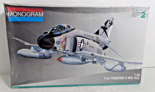 F-4J phantom II Mig Ace 1:48 scale Monogram 5813 vintage  sealed - Picture 1 of 2
