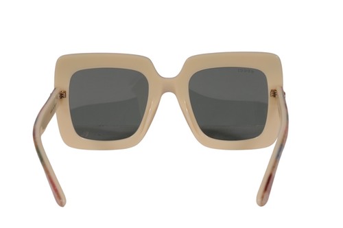 Gucci Womens Square Frame Stripe Glitter GG0328S Sunglasses GG0328S Shades - Picture 3 of 10