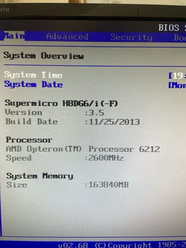 SUPERMICRO H8DGI-F E-ATX MOTHERBOARD W/ DUAL AMD OPTERON 6212 CPU W/ I/O PLATE - Afbeelding 5 van 12