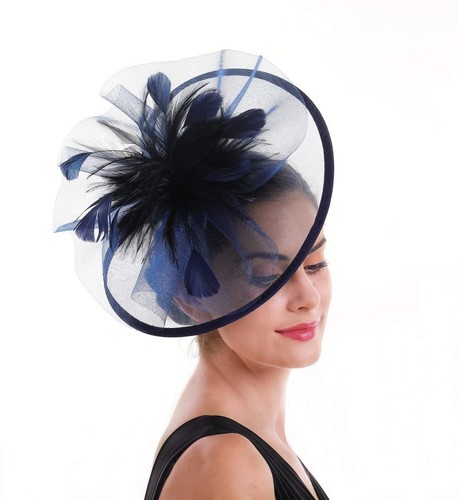 Fascinators Flower Tea Party Hats for Women Fascinator Headband and Clip Hats... - Picture 2 of 5