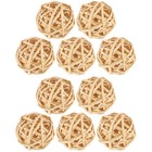 Set of 2 Deko Kugeln Rattan-kugeln Dekorationen Dekorative Bälle