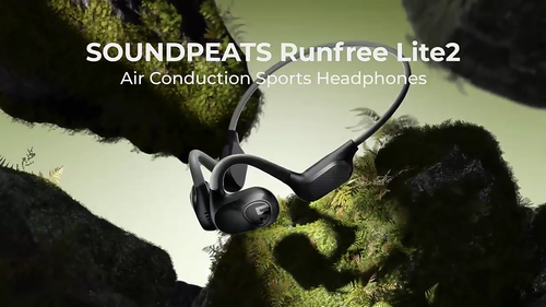 SoundPeats RunFree Lite2 Open Ear Earphone Air Conduction Ultra-Light,App & RoHS - Video 1 of 1