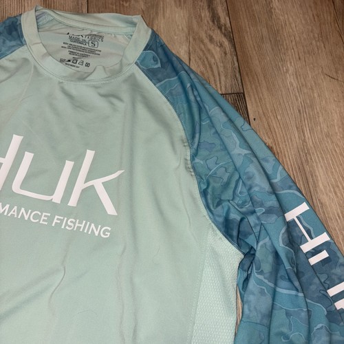 Huk Performance Fishing Mens Double Header Long Sleeve Shirt Men Small - Picture 6 of 15