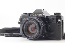  Exc 5 w/ Strap Cap Canon AE-1 35mm Film Camera  New FD 50mm f1.8 Lens JAPAN