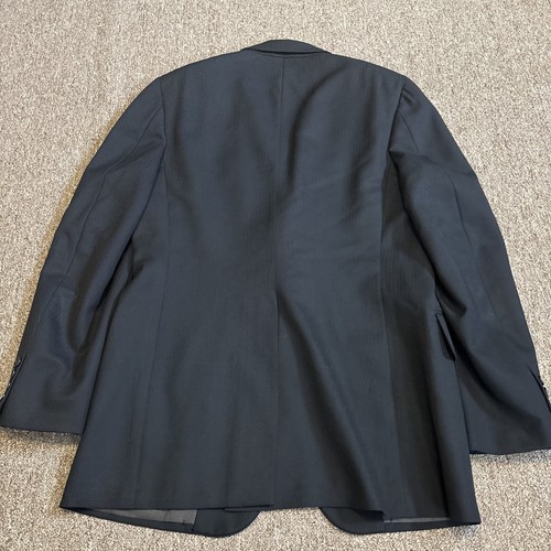 Vintage Barneys - Halston - Mens Blue Blazer 100% Wool - 40 Union Made - Picture 8 of 12
