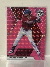 2021 Panini Mosaic - David Peralta #122 Dbacks - Pink Fluorescent Mosaic – 5/10