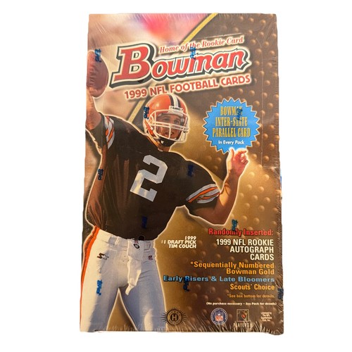 1999 Bowman Football Hobby Box Factory Sealed 24 Packs Auto Gold