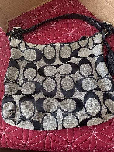 Coach Signature Canvas Medium Handbag Purse K1293-22392 - Picture 5 of 20