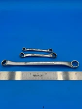 S-K Tools Box End Wrenches 3/8”x7/16” 1/2x9/16” 5/8”x3/4” 6 Pt  T-8-19