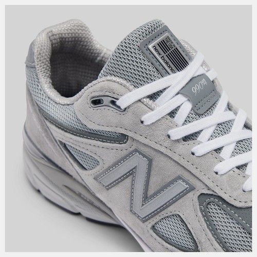 New Balance 990v4 Men’s Running Shoe Athletic Sneaker Grey Footwear Trainer #GR4 - Picture 9 of 19