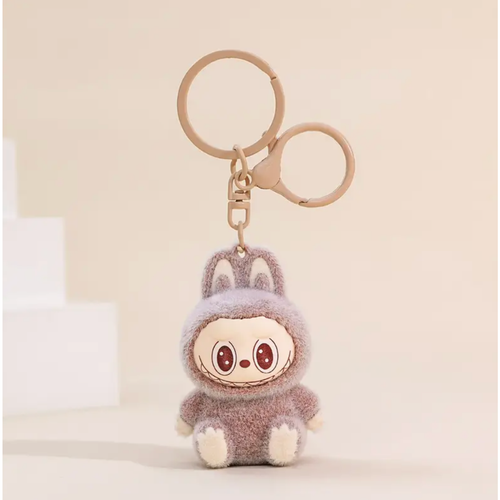 THE MONSTERS Popmart Labubu Portachiavi 3D - Grigio - Foto 1 di 2