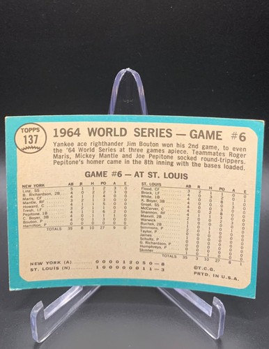 1965 Topps Baseball U PICK Complete or Build Set VG-EX+ Vintage FREE SHIPPING - Picture 167 of 217