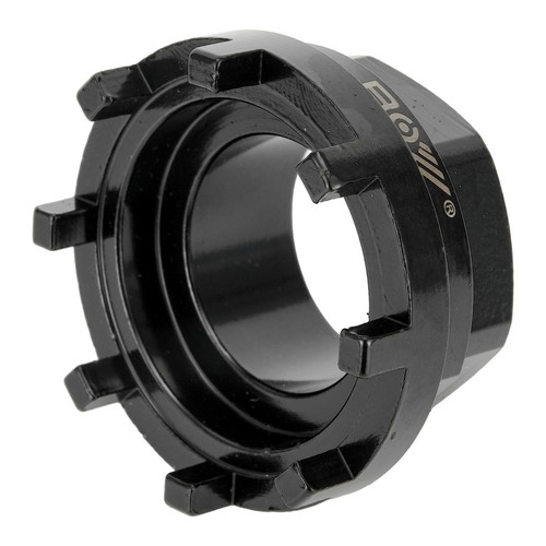 Schwarz Kohlenstoffstahl Hülse für 8 Kerbe Patrone Innenlager Werkzeug auf Fahrrädern - Bild 12 von 12