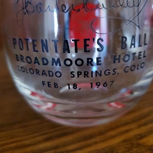 Vtg Al-Kaly 1967 Broadmoore Colo Springs Hotel Potentate Ball Lowball Glasses-2 - Picture 4 of 5