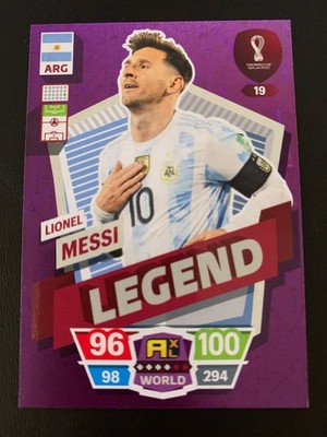 2022 Panini Adrenalyn XL FIFA World Cup Qatar 2022 19 Legend Lionel Messi