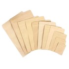 50 Pcs Papier Tüten Verschließbare Beutel Kraftpapiertüte Beuteltasche