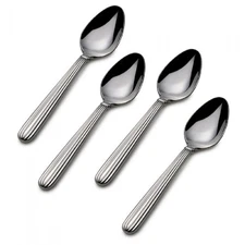 Mikasa Italian Countryside 18/10 Stainless Steel Demitasse Spoon (Set of Four)