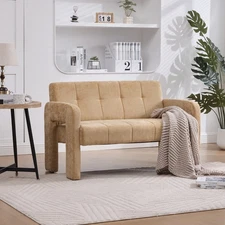 2 Seater Loveseat Couch Sofa Armchair Living Room Bedroom Small Spaces Apartment