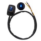  Paste Type Switch Car Push Button Switch with LED Light ON/Off DC12V/10A 
