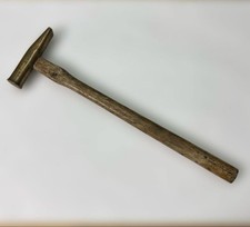 Brass Hammer 200G Wooden Handle 29.5cm Japanese Carpenter Tool Used