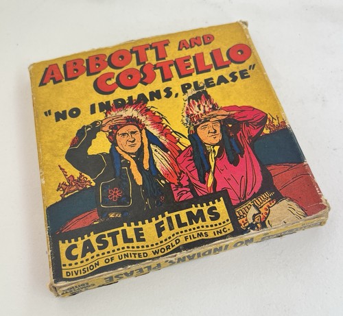 Abbott and Costello in "No Indians, Please" Castle Films Original B&W 8mm Movie - Picture 6 of 11