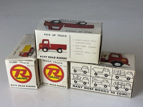 Coches de juguete Ruff Riders R Gang Lote de 4 NUEVO en caja años 70 Die Cast  - Imagen 5 de 5