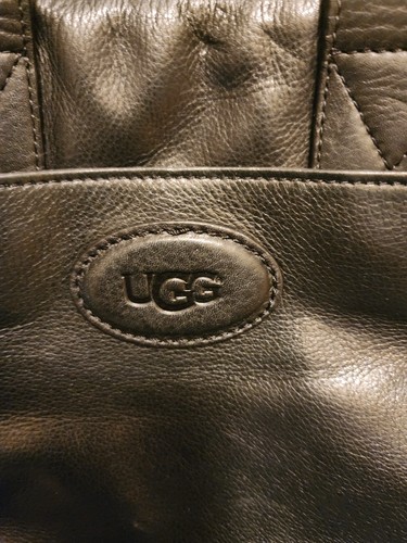 UGG Geldbörse schwarz Leder groß - Bild 6 von 7