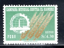 PERU LATIN AMERICA STAMPS MINT HINGED  LOT  120Y