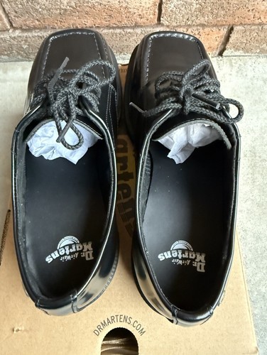 Dr Martens DURROW 5i Shoes Men US 6 Women US 7 UK 5 Square Toe Oxfords Black - Picture 5 of 13