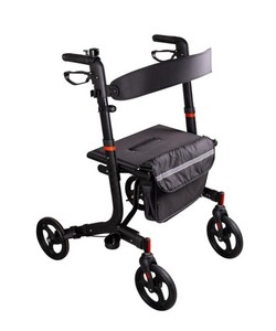 Ridder Rollator Alu Gehhilfe - Silber/Schwarz