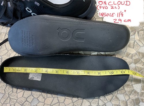 On CLOUDSURFER TUTTO Nero Daily Road Running 47 Uomo 12 M - Foto 16 di 16