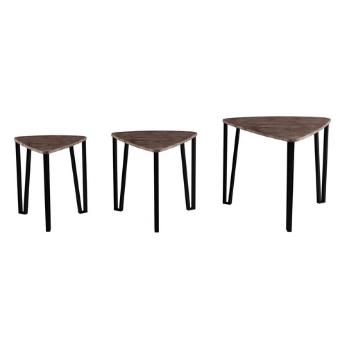 Nesting Set of 3, Modern Woodgrain Look for Living Room Coffee Tables or Nigh... - Picture 8 of 8