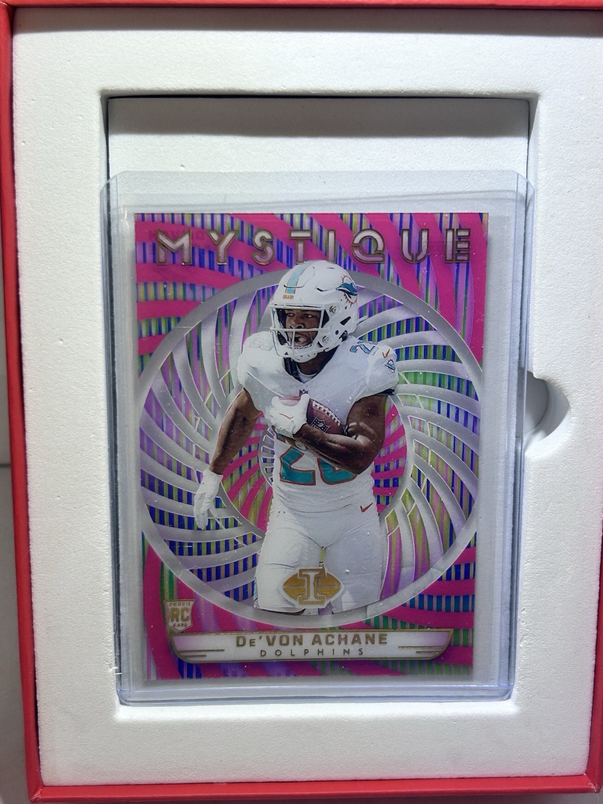 2023 Illusions Pink Mystique Devon Achane RC 399/399 BOOKEND *Dolphins* #9 🔥