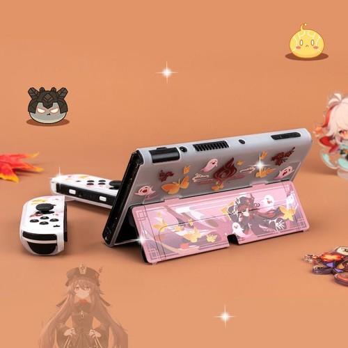 Anime Hutao Genshin Impact For Joycon Controller Case Cover Nintendo Switch OLED - Picture 3 of 67
